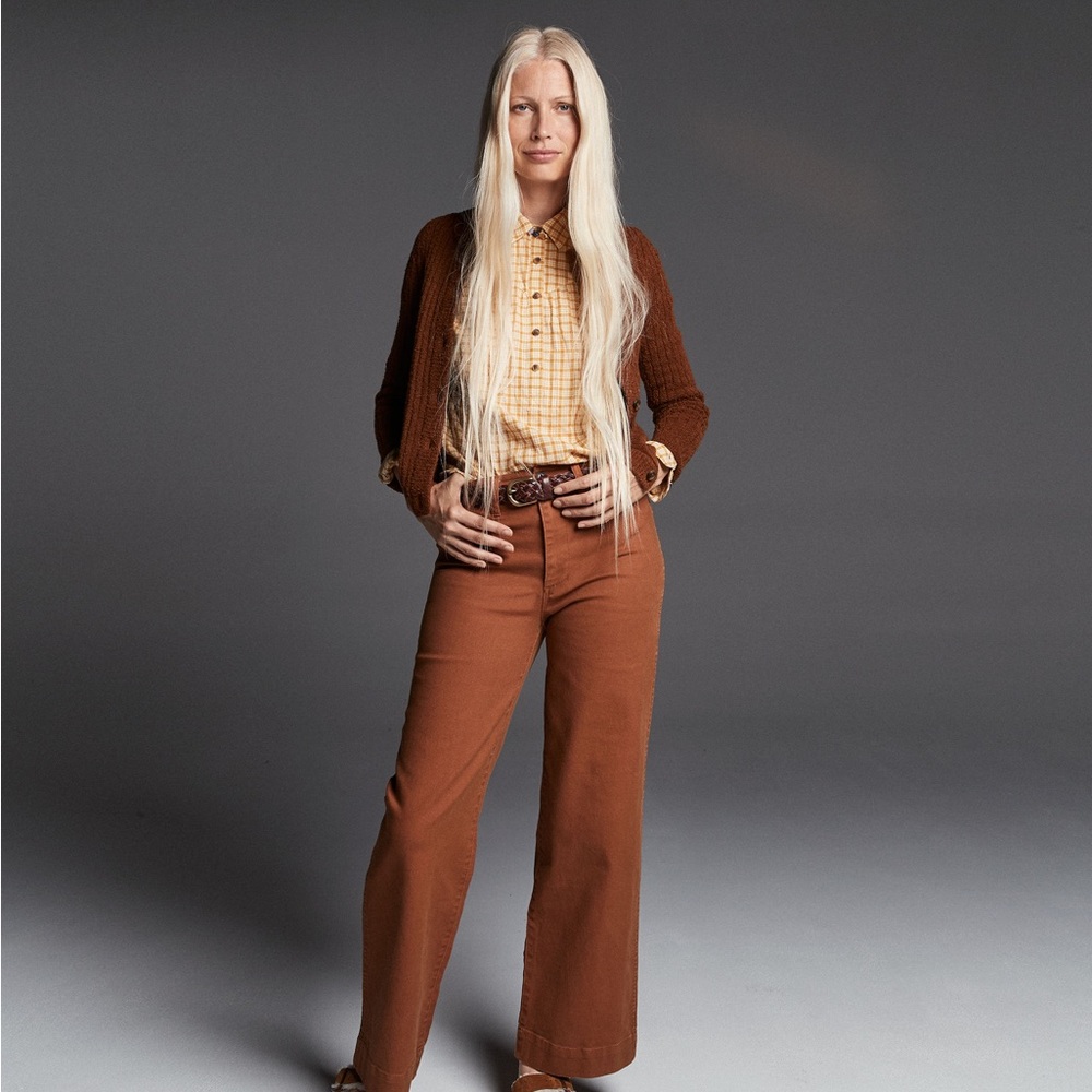 Madewell Slim Emmett Wide Leg Pant